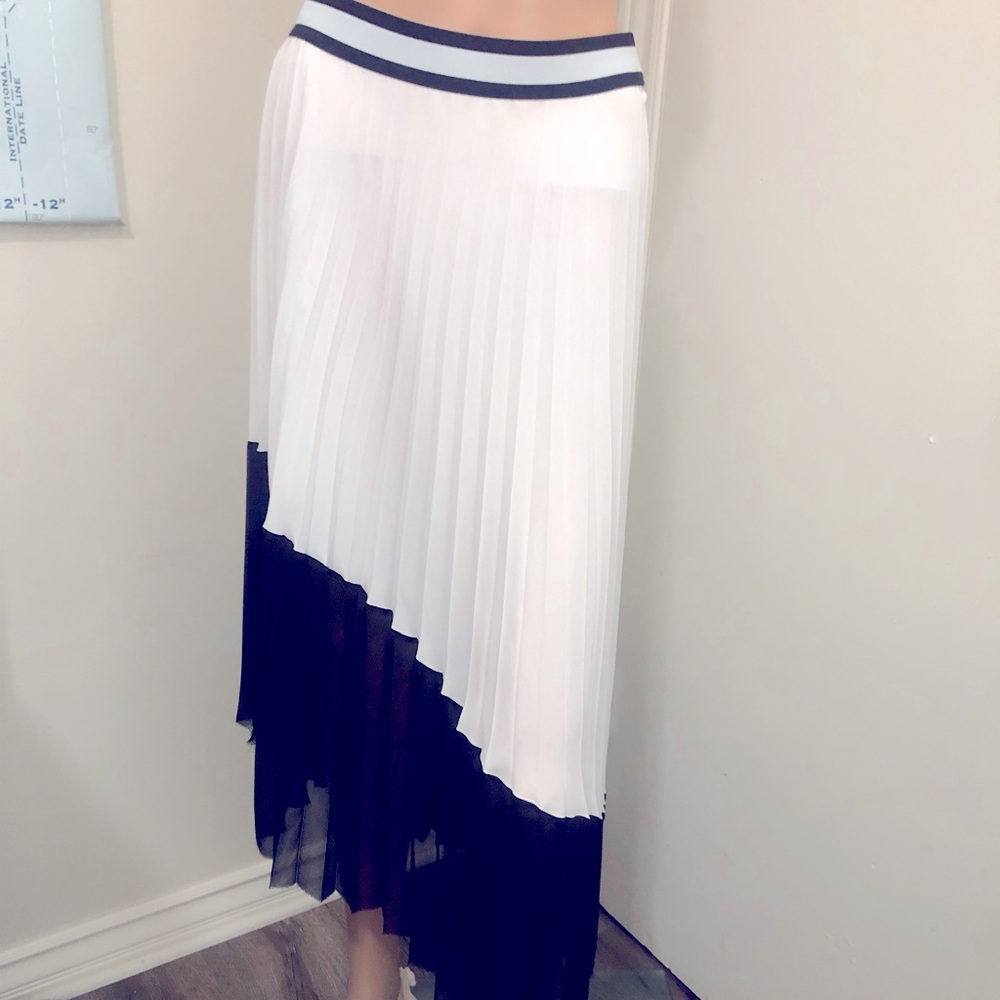 Zara Woman Black White Skirt
